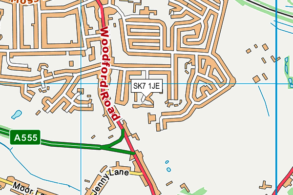 SK7 1JE map - OS VectorMap District (Ordnance Survey)