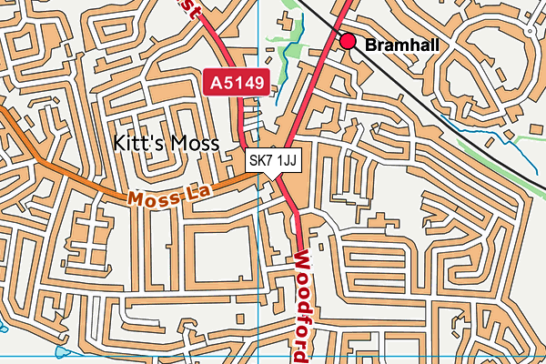 SK7 1JJ map - OS VectorMap District (Ordnance Survey)