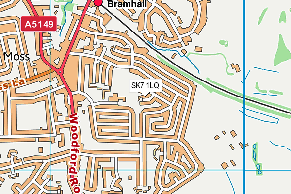 SK7 1LQ map - OS VectorMap District (Ordnance Survey)