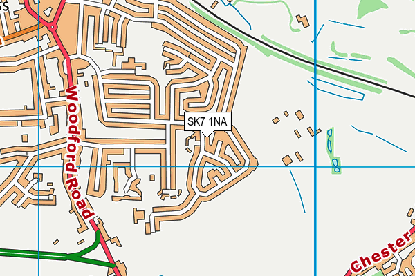 SK7 1NA map - OS VectorMap District (Ordnance Survey)