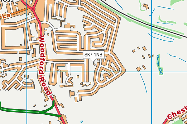 SK7 1NB map - OS VectorMap District (Ordnance Survey)