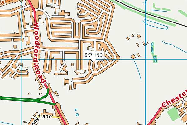 SK7 1ND map - OS VectorMap District (Ordnance Survey)