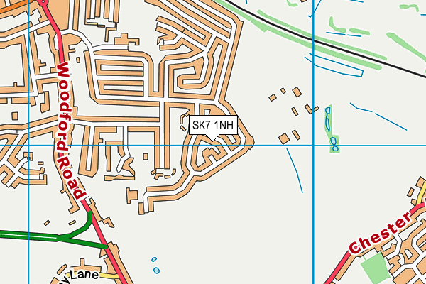 SK7 1NH map - OS VectorMap District (Ordnance Survey)