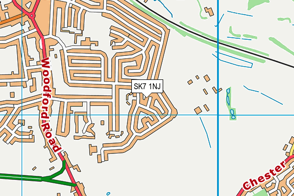 SK7 1NJ map - OS VectorMap District (Ordnance Survey)