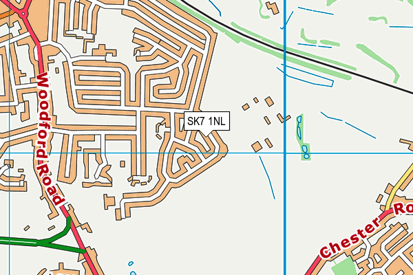 SK7 1NL map - OS VectorMap District (Ordnance Survey)