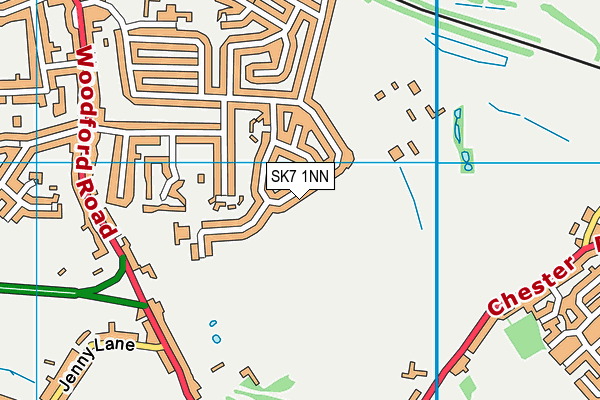 SK7 1NN map - OS VectorMap District (Ordnance Survey)