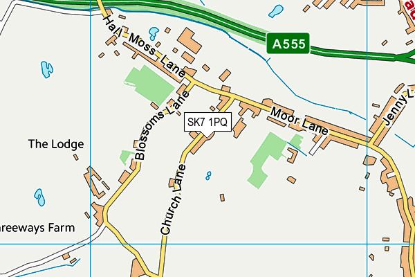 SK7 1PQ map - OS VectorMap District (Ordnance Survey)
