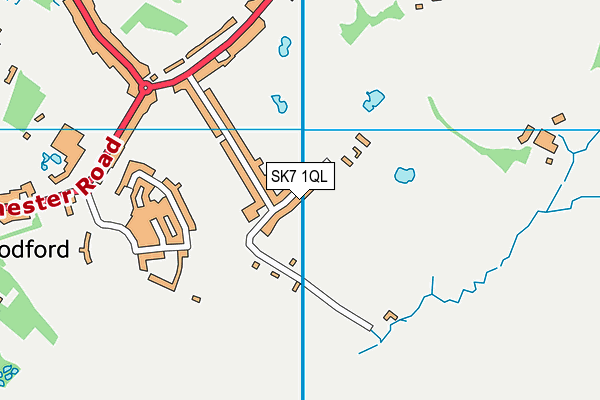 SK7 1QL map - OS VectorMap District (Ordnance Survey)