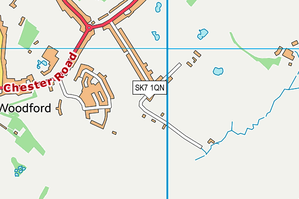 SK7 1QN map - OS VectorMap District (Ordnance Survey)