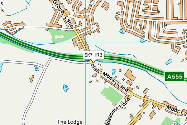 SK7 1RB map - OS VectorMap District (Ordnance Survey)