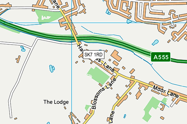 SK7 1RD map - OS VectorMap District (Ordnance Survey)