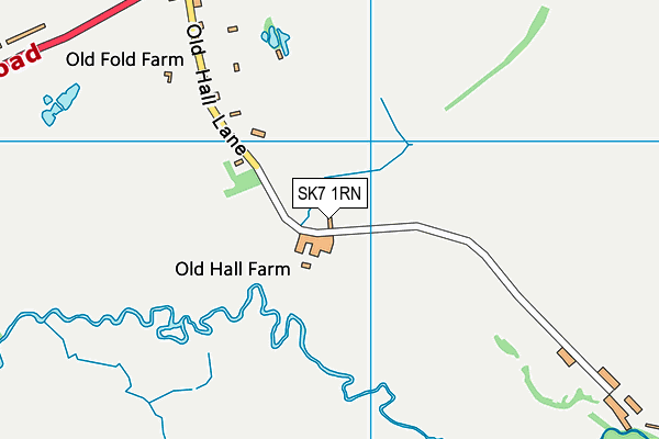 Avro Golf Club map (SK7 1RN) - OS VectorMap District (Ordnance Survey)