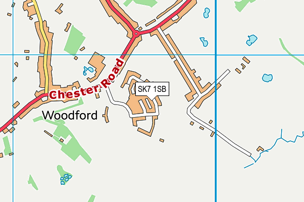 SK7 1SB map - OS VectorMap District (Ordnance Survey)