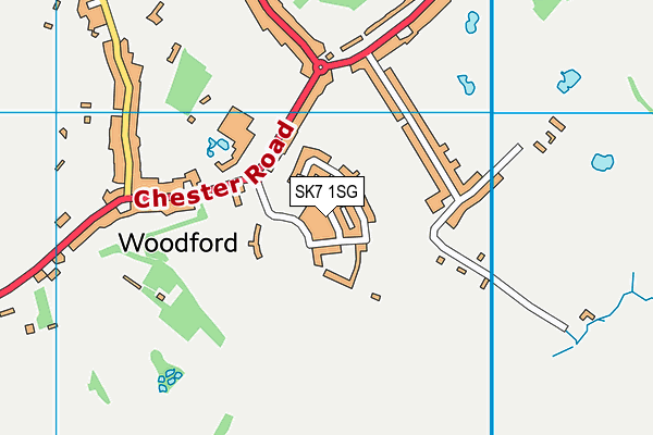 SK7 1SG map - OS VectorMap District (Ordnance Survey)