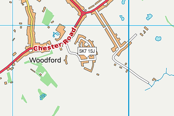 SK7 1SJ map - OS VectorMap District (Ordnance Survey)