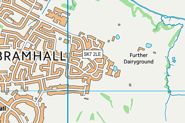SK7 2LE map - OS VectorMap District (Ordnance Survey)