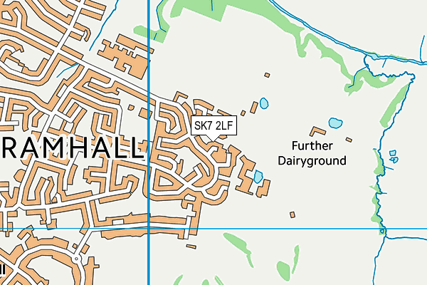 SK7 2LF map - OS VectorMap District (Ordnance Survey)