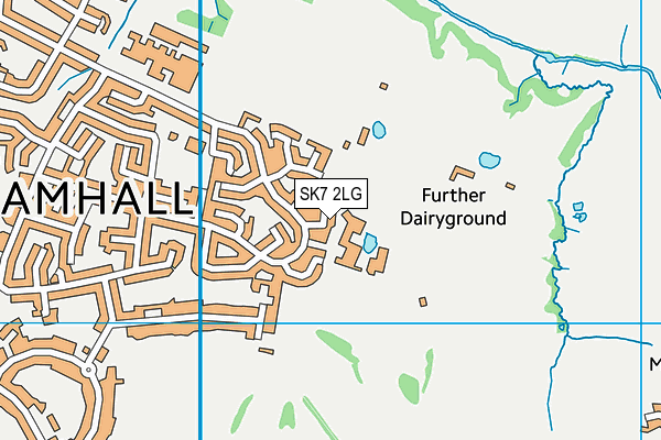 SK7 2LG map - OS VectorMap District (Ordnance Survey)