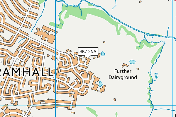 SK7 2NA map - OS VectorMap District (Ordnance Survey)