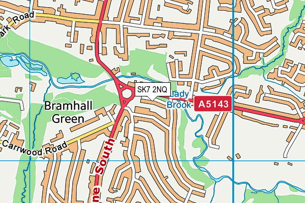 SK7 2NQ map - OS VectorMap District (Ordnance Survey)