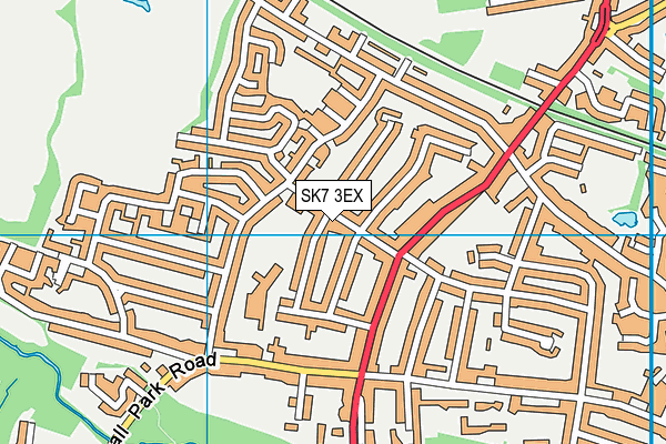 SK7 3EX map - OS VectorMap District (Ordnance Survey)