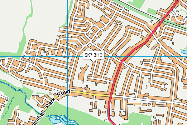 SK7 3HE map - OS VectorMap District (Ordnance Survey)