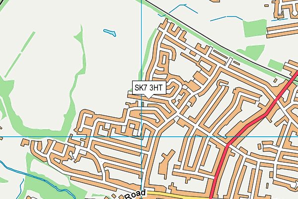 SK7 3HT map - OS VectorMap District (Ordnance Survey)