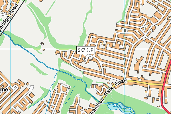 SK7 3JP map - OS VectorMap District (Ordnance Survey)