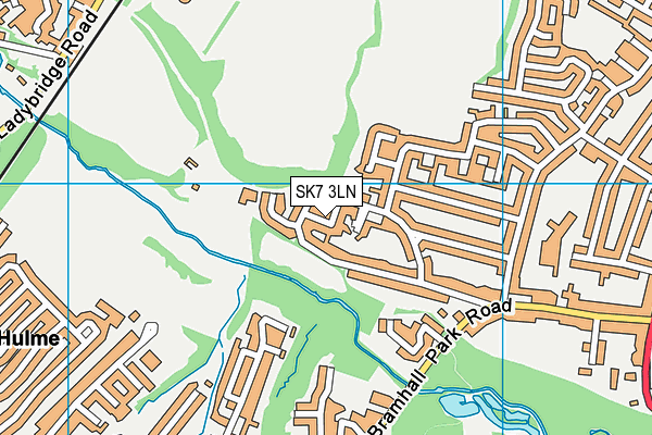 SK7 3LN map - OS VectorMap District (Ordnance Survey)