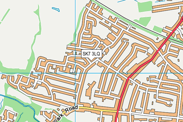 SK7 3LQ map - OS VectorMap District (Ordnance Survey)