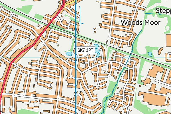 SK7 3PT map - OS VectorMap District (Ordnance Survey)