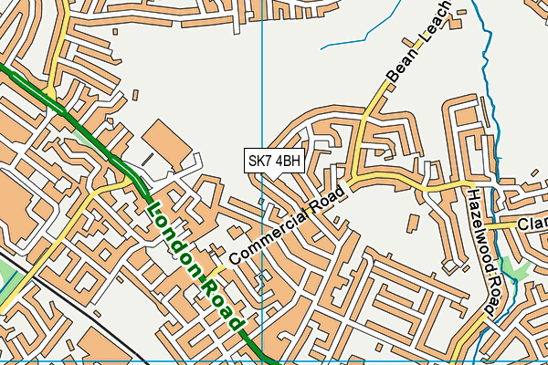 SK7 4BH map - OS VectorMap District (Ordnance Survey)