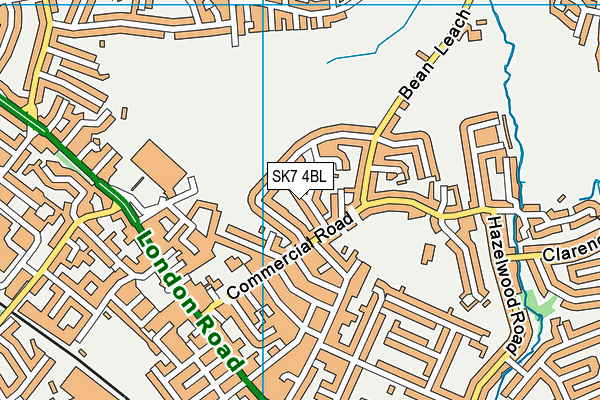 SK7 4BL map - OS VectorMap District (Ordnance Survey)