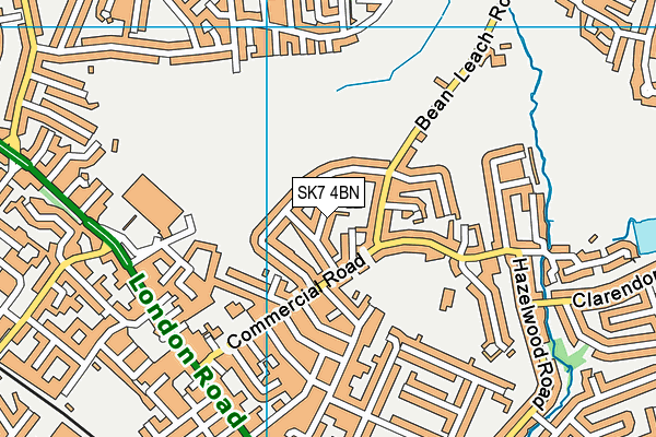 SK7 4BN map - OS VectorMap District (Ordnance Survey)