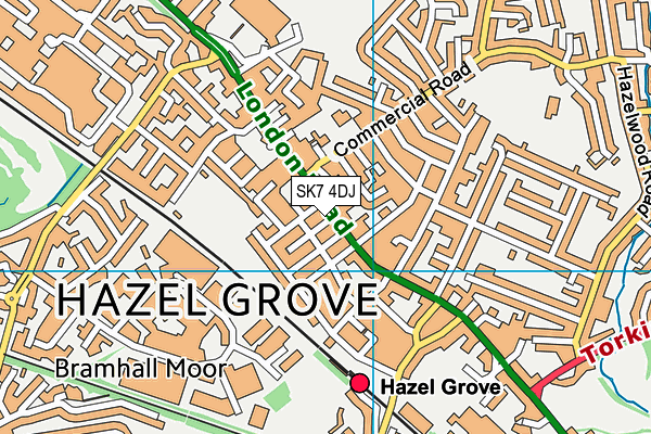 Map of TURKISH BARBER GROVE LTD at district scale