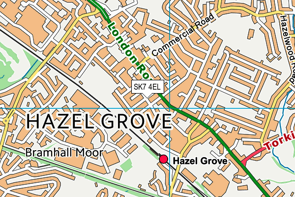 SK7 4EL map - OS VectorMap District (Ordnance Survey)