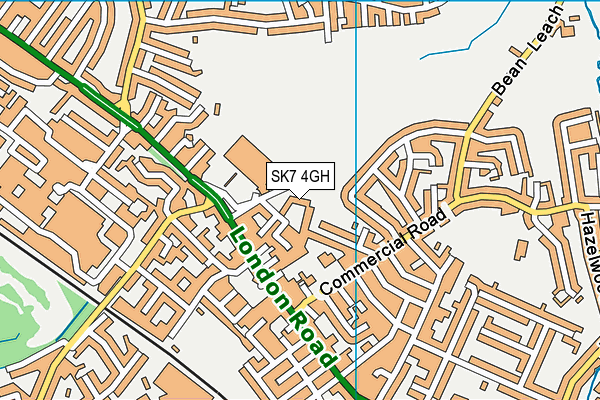 SK7 4GH map - OS VectorMap District (Ordnance Survey)