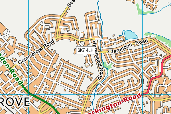 St Simon's Catholic Primary School map (SK7 4LH) - OS VectorMap District (Ordnance Survey)