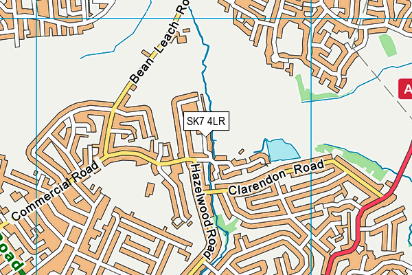 SK7 4LR map - OS VectorMap District (Ordnance Survey)