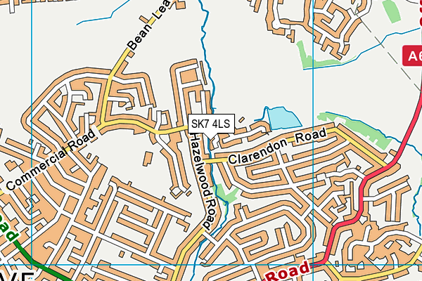 SK7 4LS map - OS VectorMap District (Ordnance Survey)