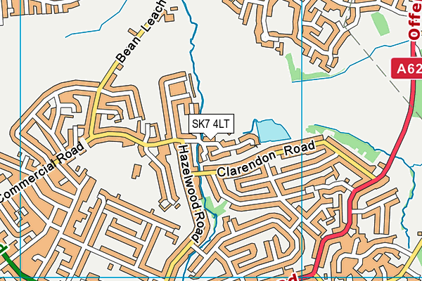 SK7 4LT map - OS VectorMap District (Ordnance Survey)