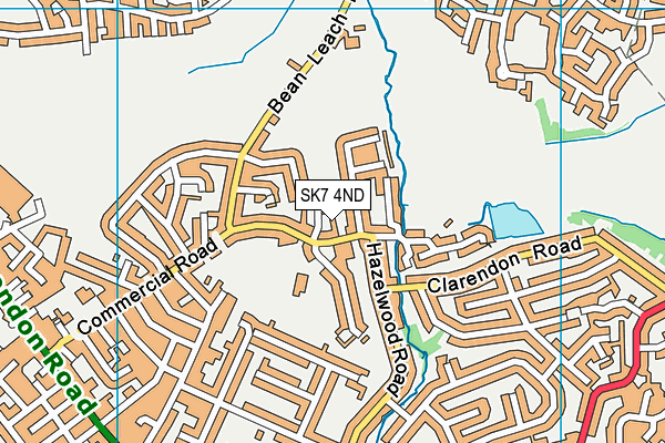 SK7 4ND map - OS VectorMap District (Ordnance Survey)