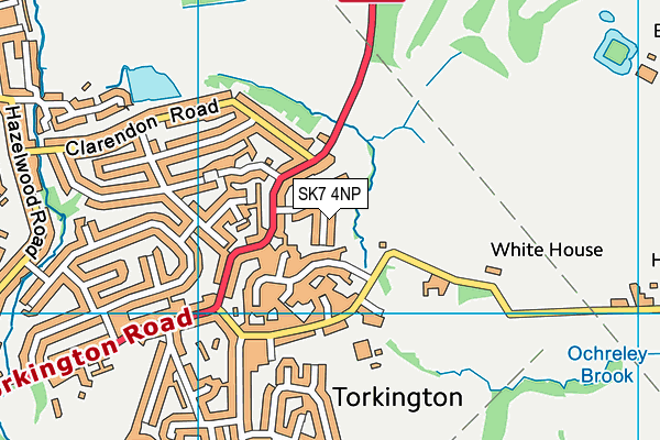 SK7 4NP map - OS VectorMap District (Ordnance Survey)