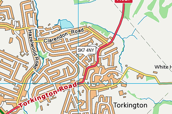 SK7 4NY map - OS VectorMap District (Ordnance Survey)