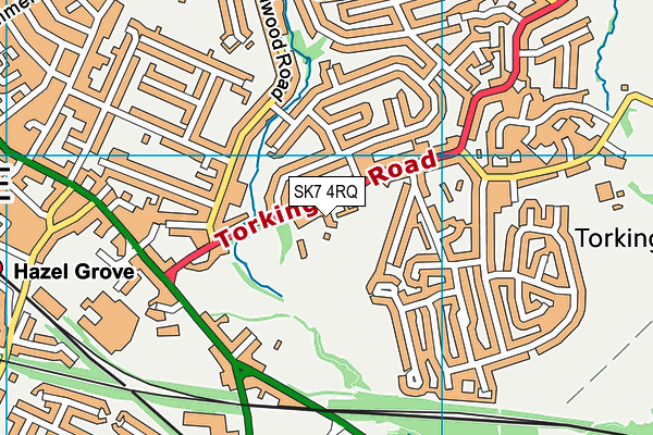 Torkington Park map (SK7 4RQ) - OS VectorMap District (Ordnance Survey)