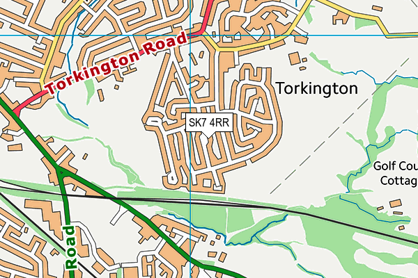 SK7 4RR map - OS VectorMap District (Ordnance Survey)