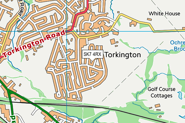 SK7 4RX map - OS VectorMap District (Ordnance Survey)