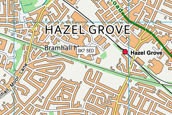 Map of THE HAZEL GROVE DIY CENTRE LTD. at district scale