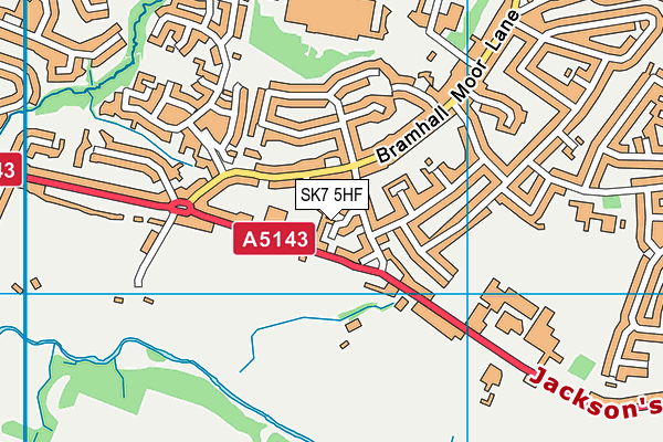 SK7 5HF map - OS VectorMap District (Ordnance Survey)