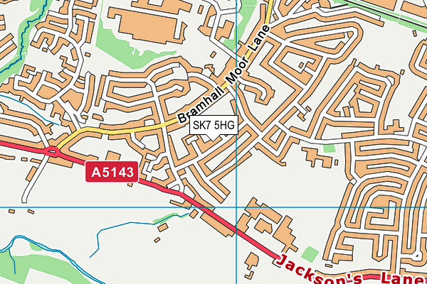 SK7 5HG map - OS VectorMap District (Ordnance Survey)